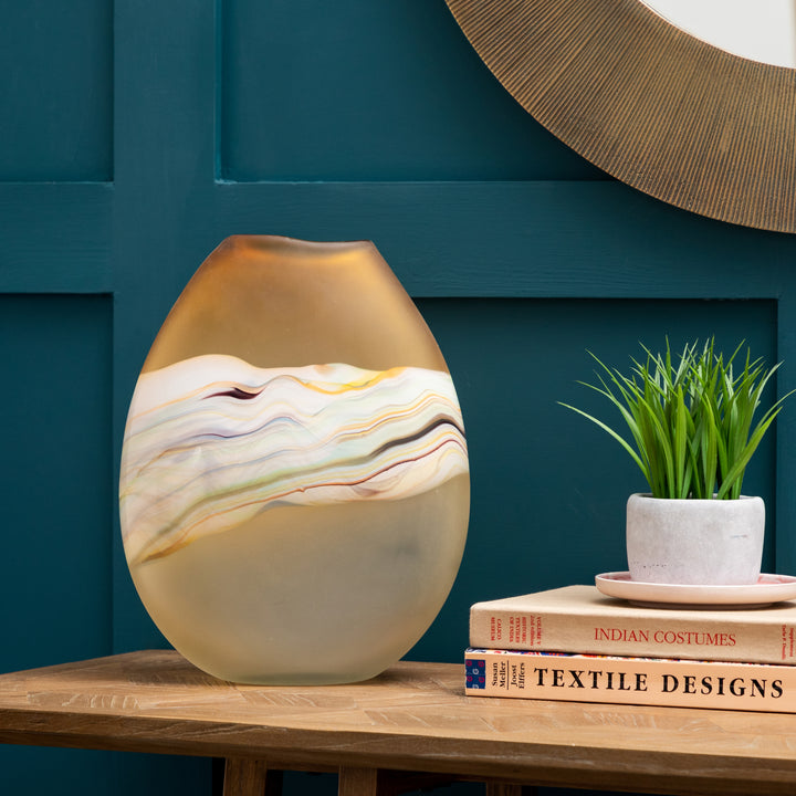 LUCIUS TALL VASE CITRINE
