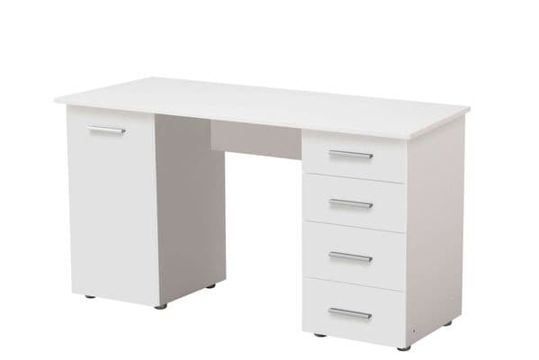 Lavender Matt White Desk