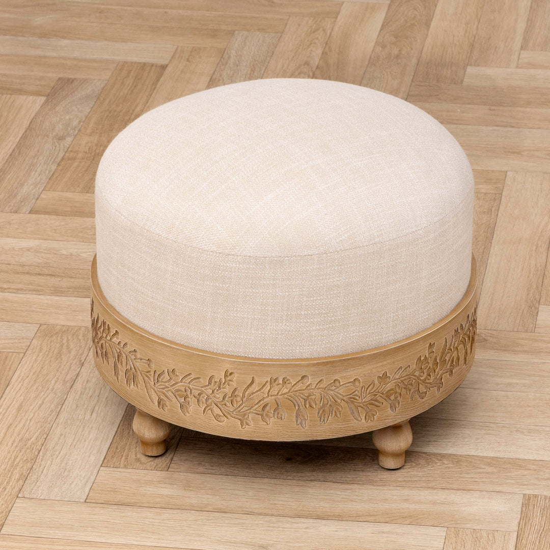 MABEL FOOTSTOOL FRAME OAK