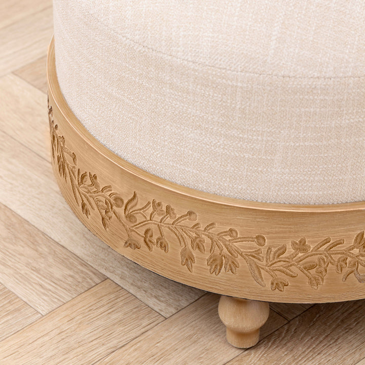 MABEL FOOTSTOOL FRAME OAK