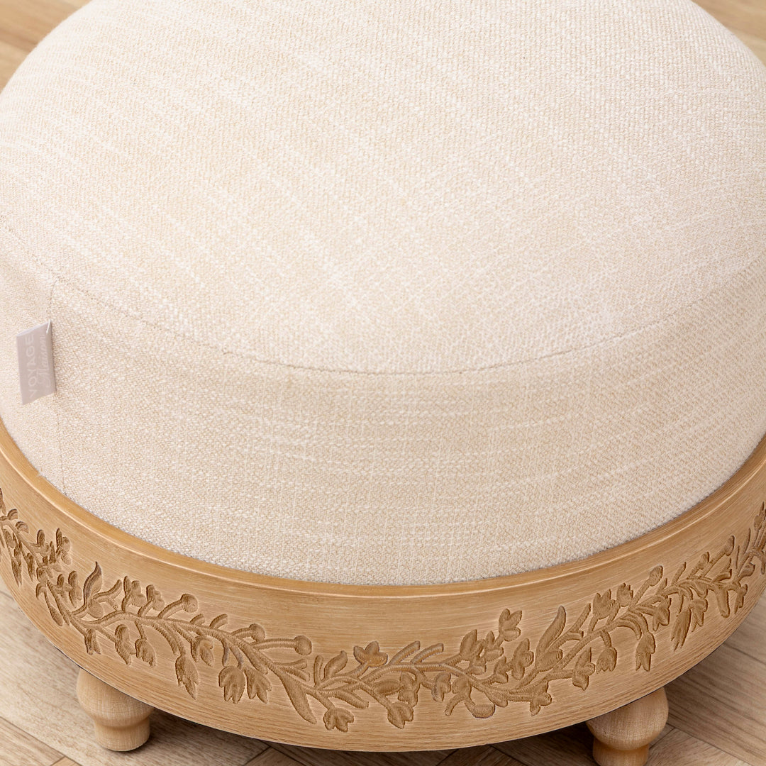 MABEL FOOTSTOOL FRAME OAK