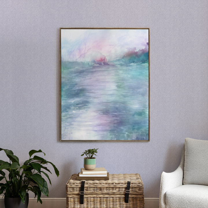 FRAMED CANVAS STONE MAREE IRIS 143X114