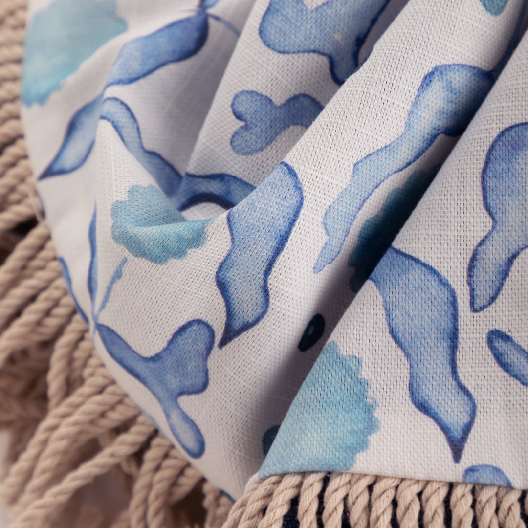 MARIANI 136X200 THROW COBALT