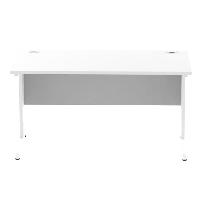 Impulse 1400mm Straight Desk Cable Managed Leg