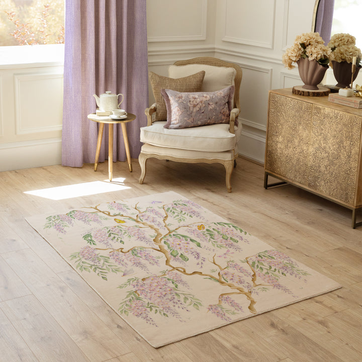MARIPOSA MEADOWS 120X180 RUG MAUVE