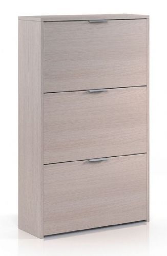 Tulip Light Oak Shoe Cabinet 18 pairs