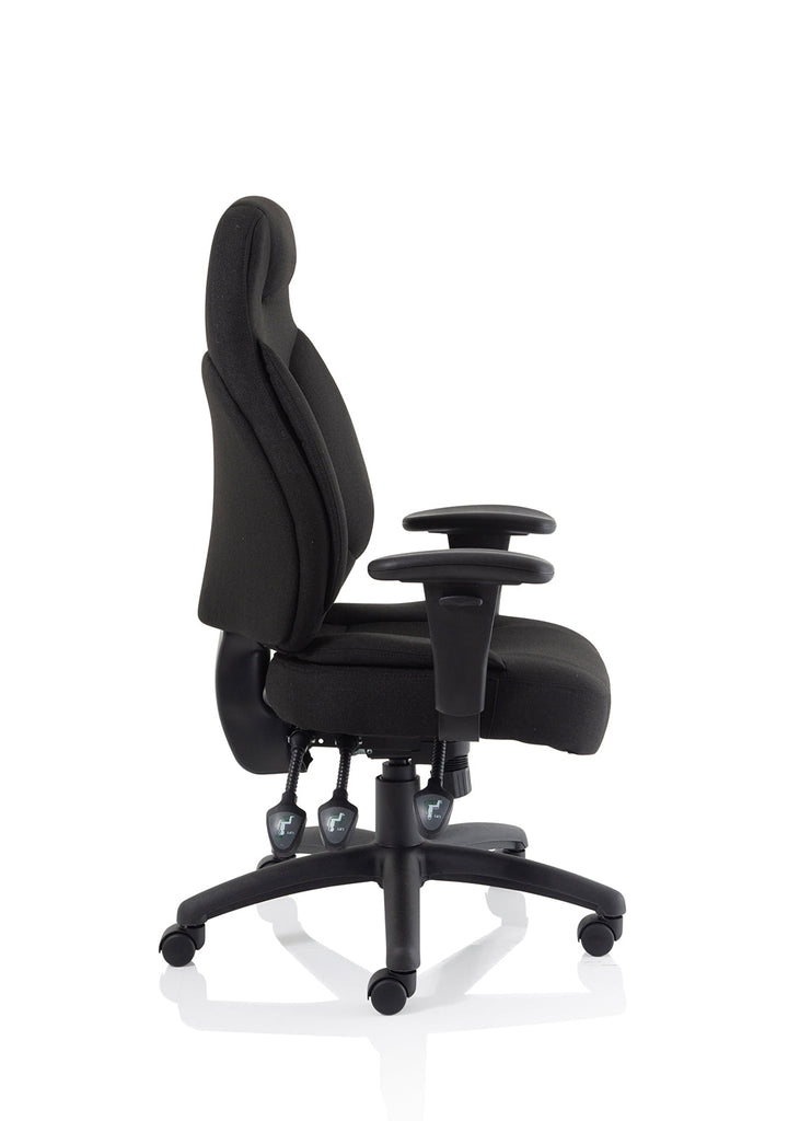 Galaxy Medium Back Task Operator Office Chair with Adjustable Arms