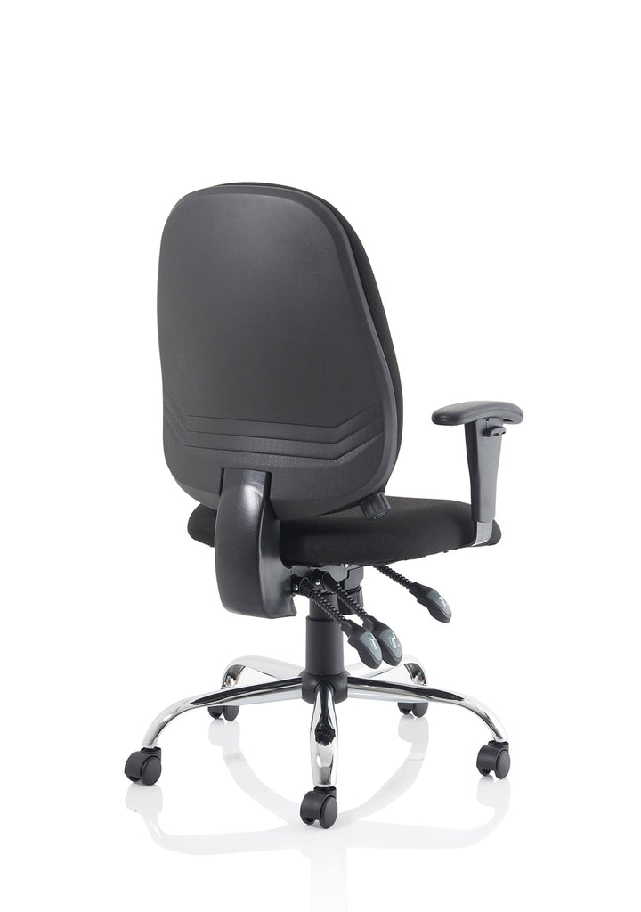 Lisbon Medium Back Task Operator Office Chair with Height Adjustable Arms