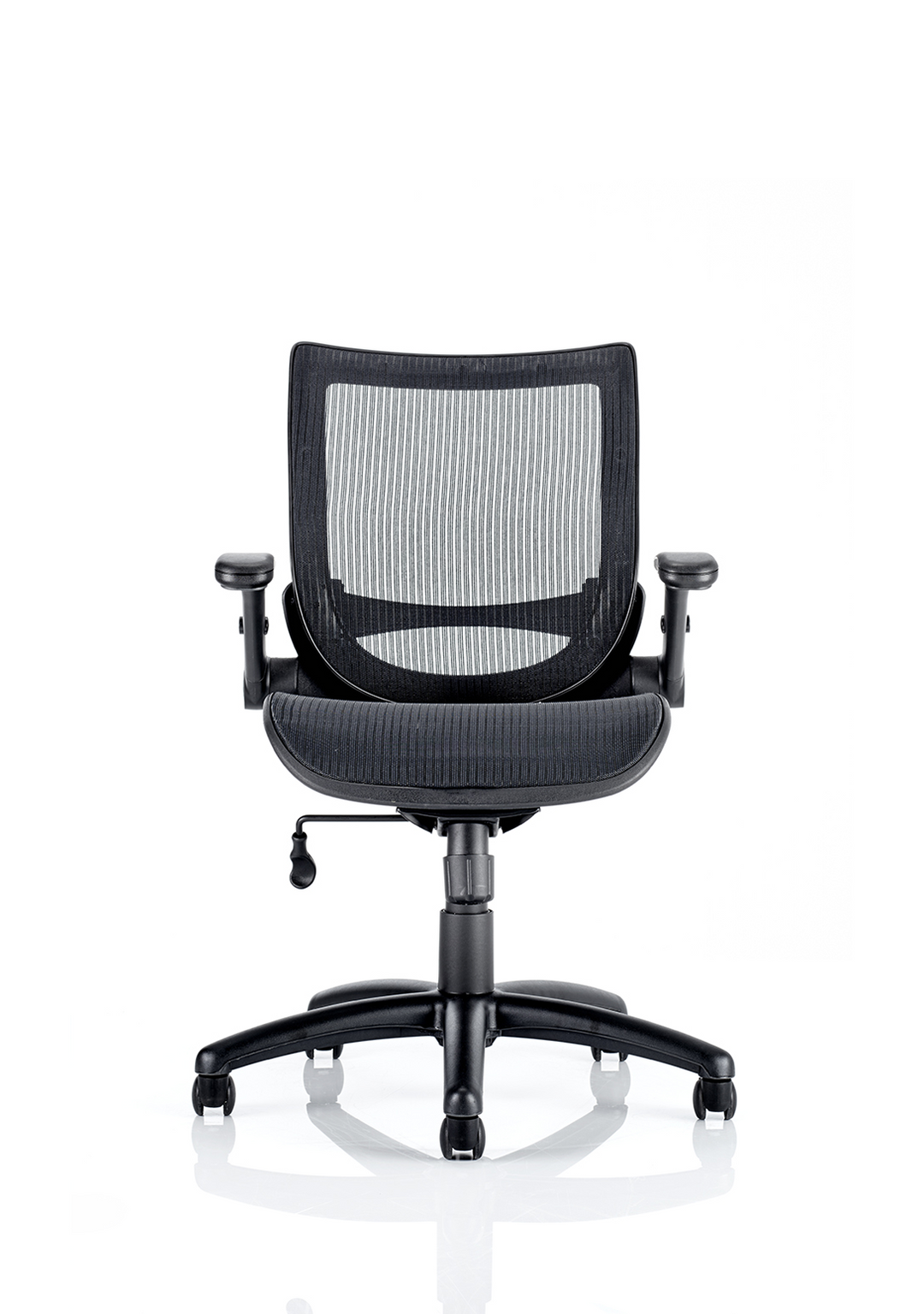 Fuller Medium Mesh Back Task Operator Office Chair with Folding Arms