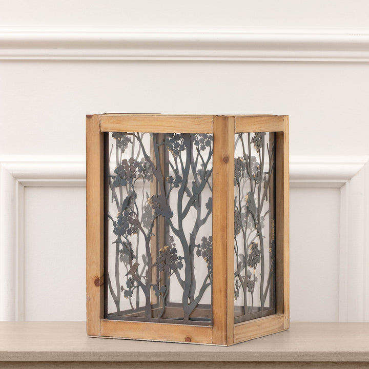 PALOMA WOODEN LANTERN NATURAL