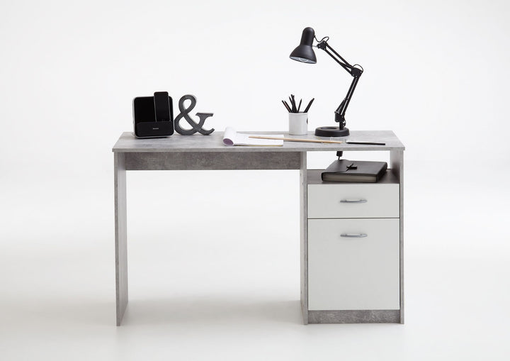 Orchid Grey and White Desk