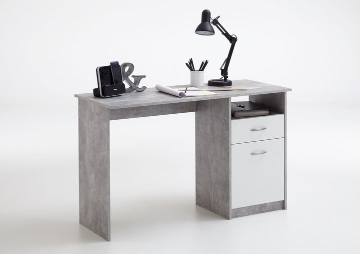 Orchid Grey and White Desk