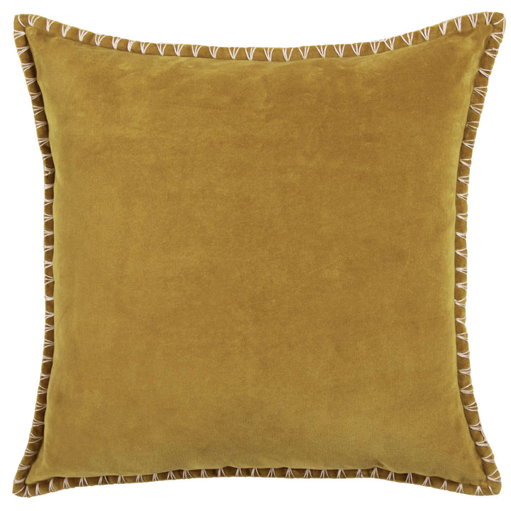 STITCH 50x50 CUSHION CASE MUSTARD