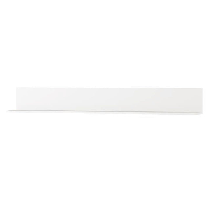 Tulip White Gloss Long Floating Wall Shelf