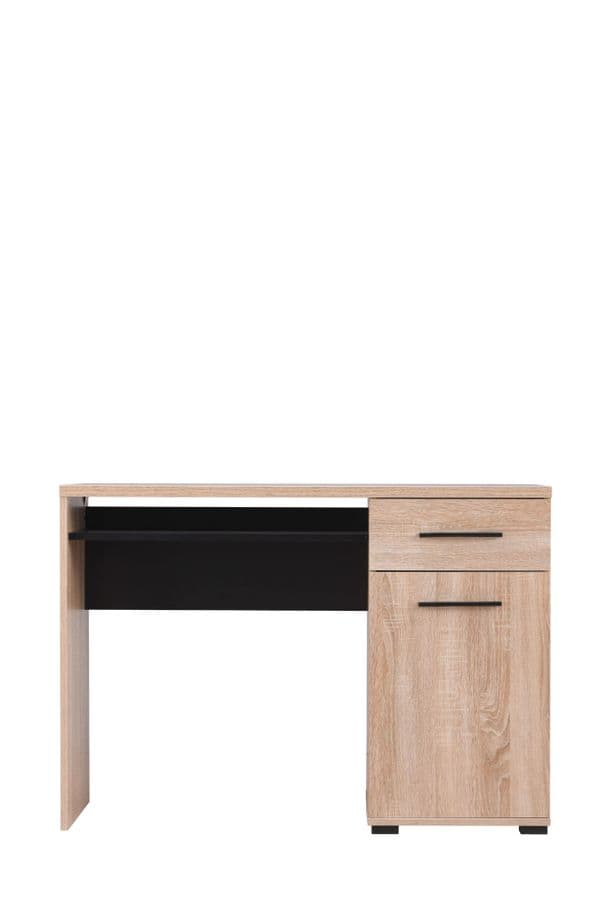Jasmine Sonoma Oak Effect and Black Desk