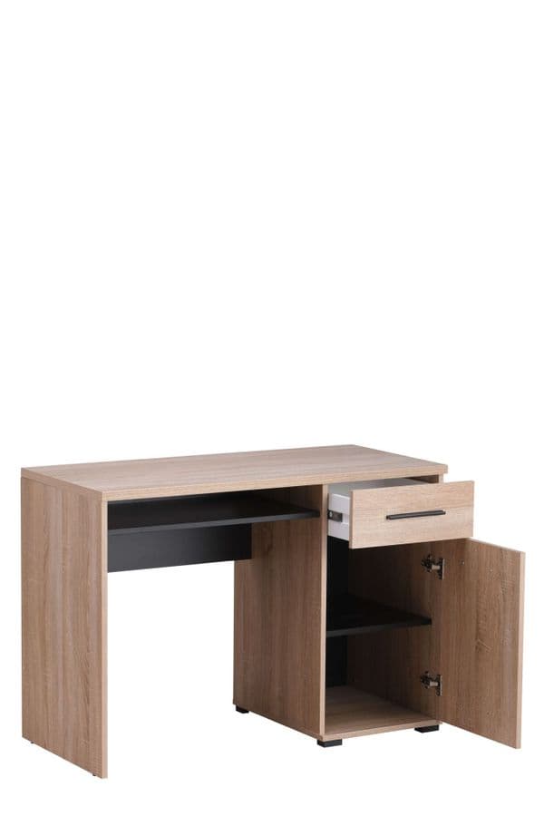 Jasmine Sonoma Oak Effect and Black Desk