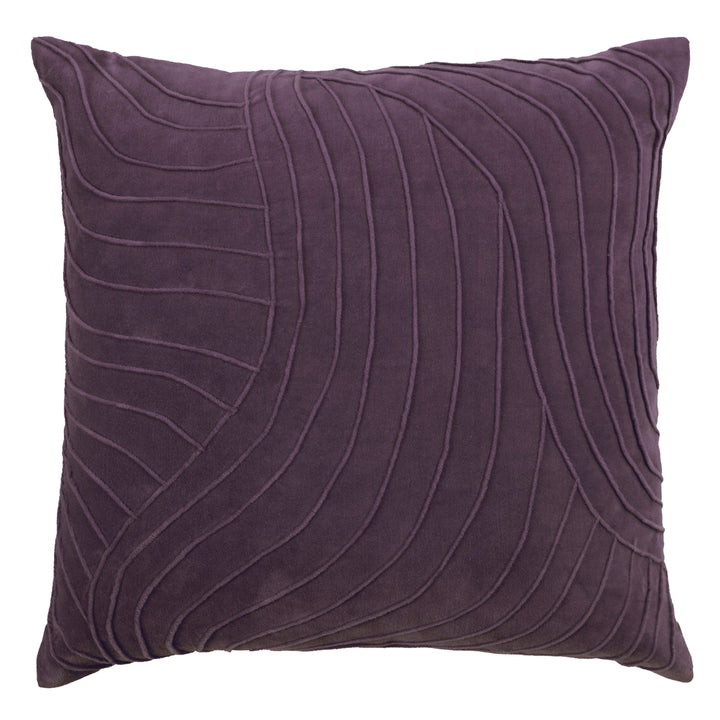 WATERFALL 50x50 CUSHION CASE PLUM