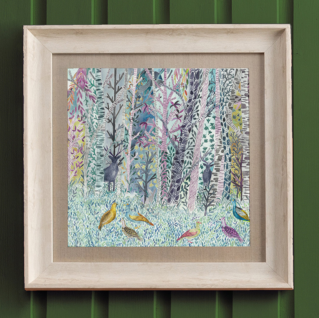FRAME BIRCH WHIMSICAL TALE TWILIGHT 46X46