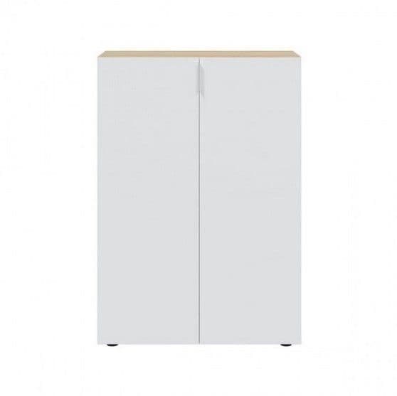 Orchid White And Oak Effect 30 Pairs Shoe Cupboard Cabinet