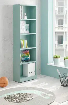 Daisy Aqua Green Tall Bookcase