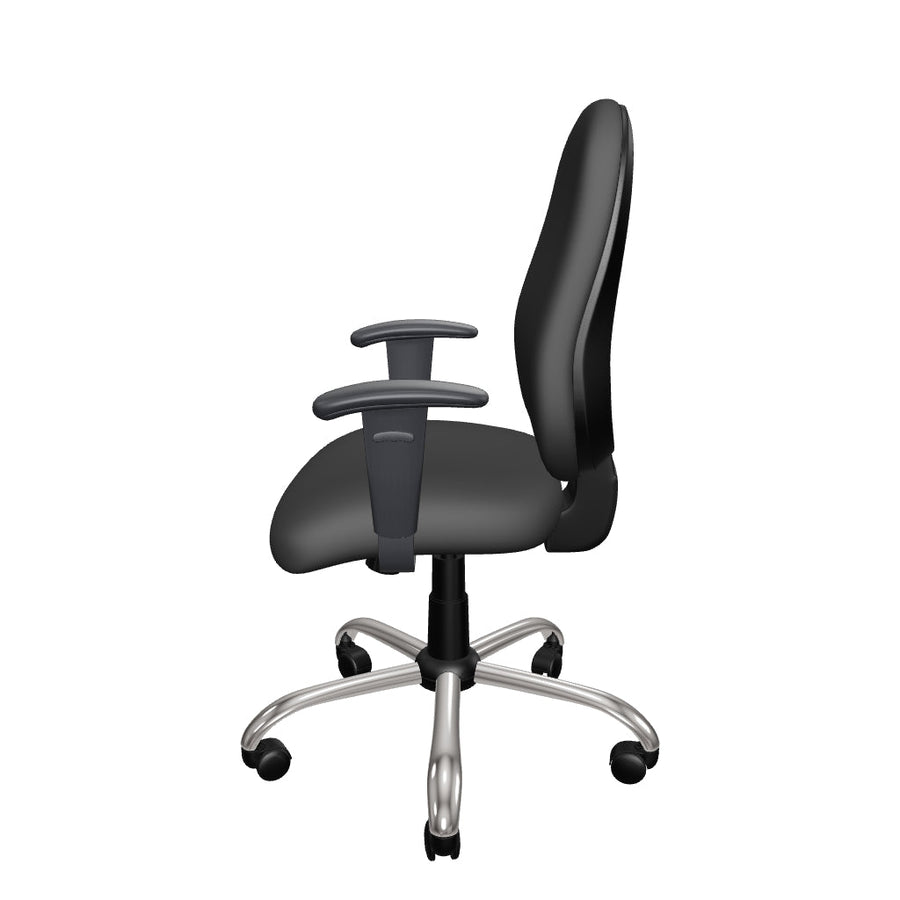 Lisbon Medium Back Task Operator Office Chair with Height Adjustable Arms