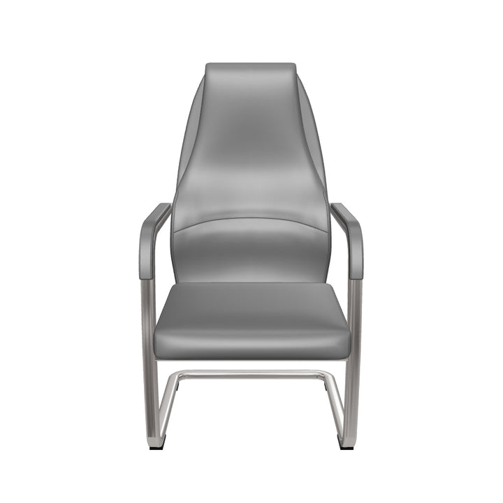 Mien High Back Leather Cantilever Visitor Office Chair