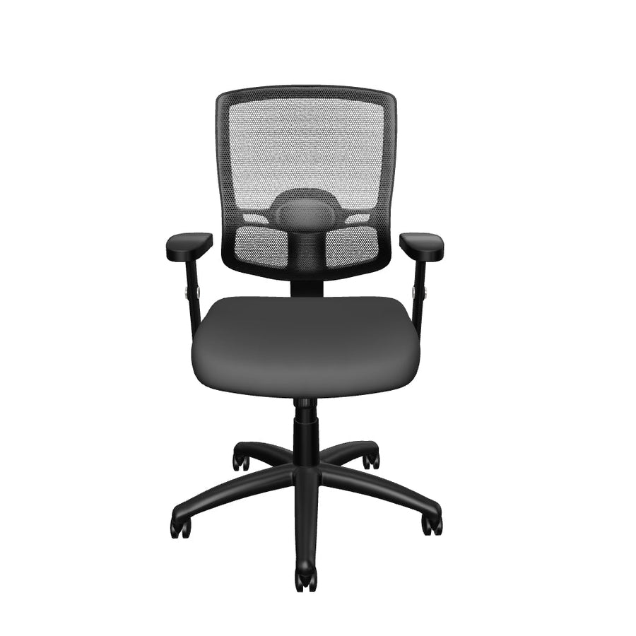 Portland II Medium Mesh Back Task Operator Office Chair with Arms