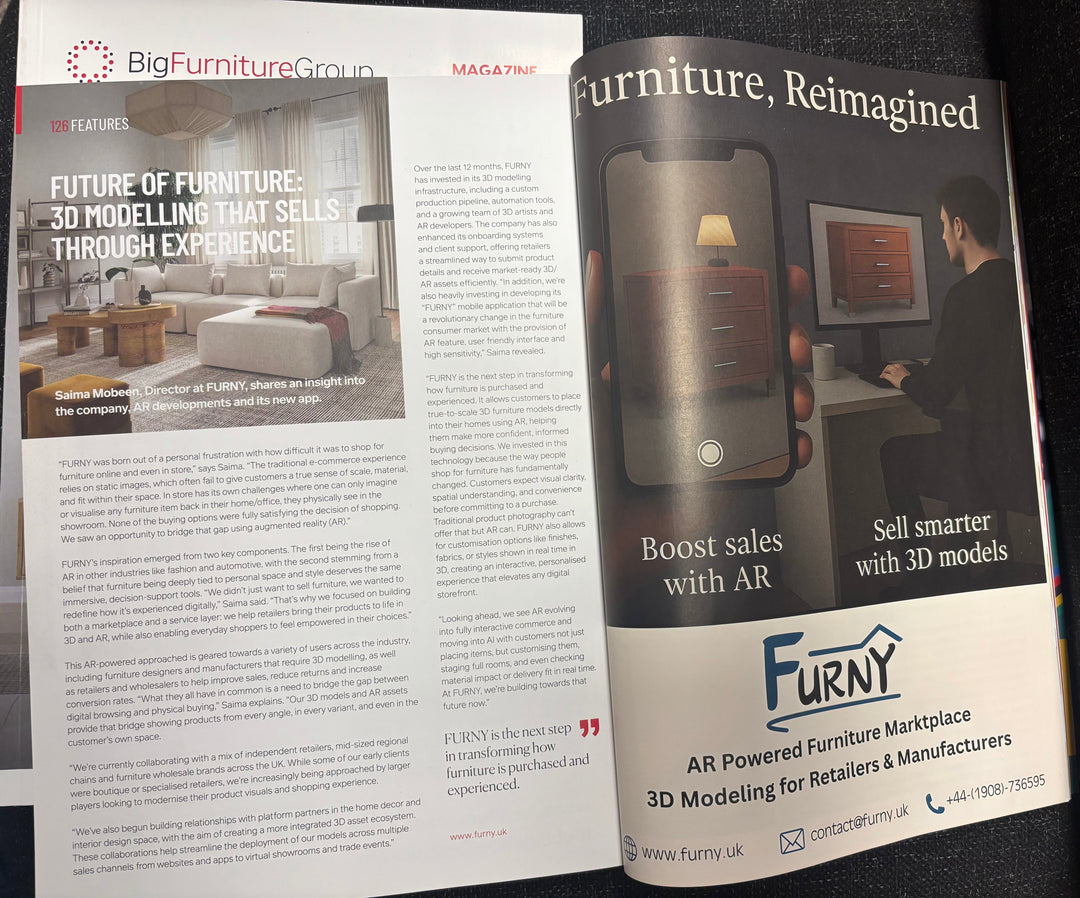 FUTURE OF FURNITURE: 3D MODELLING THAT SELLS THROUGH EXPERIENCE