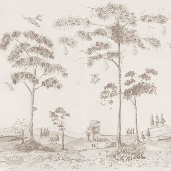 Mythical Land Clay, Wallpaper, Light Neutral - Andrew Martin
