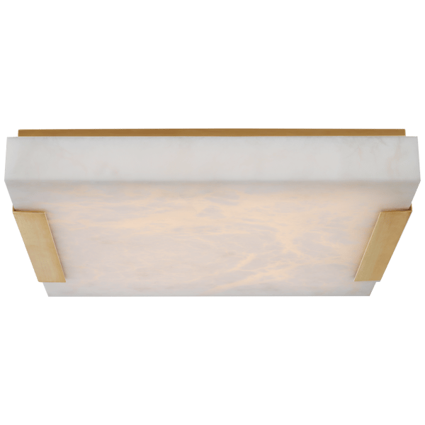Covet Ceiling Light Large Brass, Flush Mount, Large, Antique-Burnished Brass - Andrew Martin