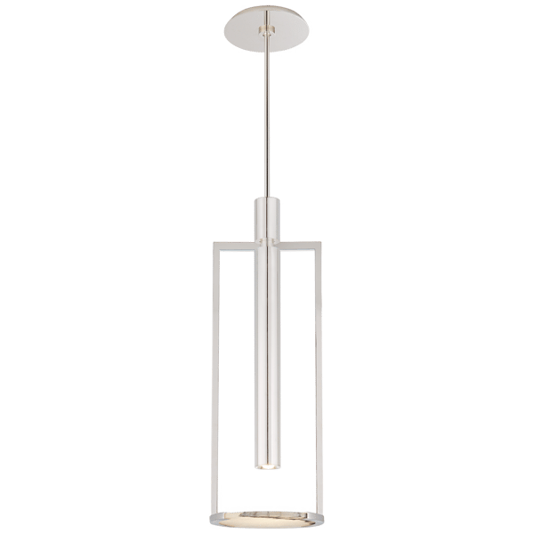Melange Pendant  Nickel, Pendant Light, Medium, Polished Nickel - Andrew Martin