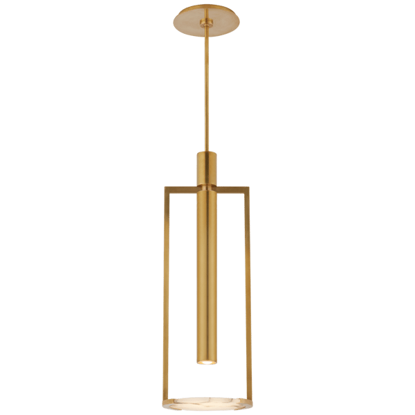 Melange Pendant  Brass, Pendant Light, Medium, Antique-Burnished Brass - Andrew Martin
