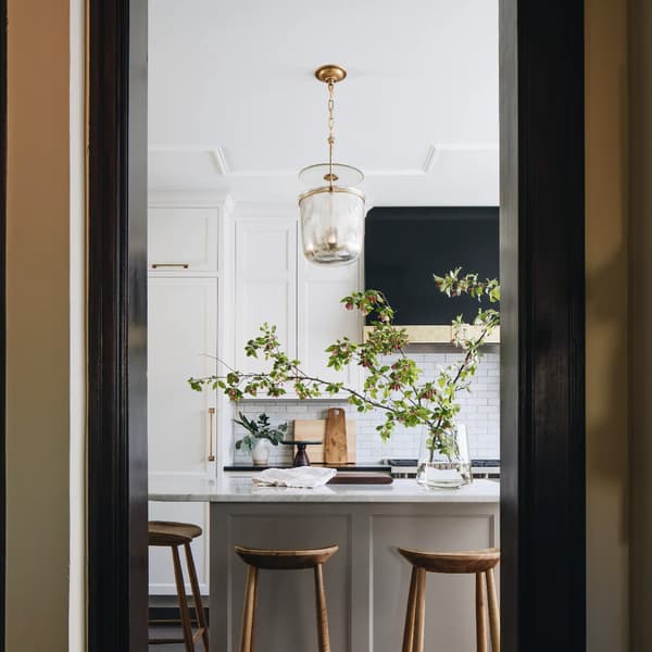 Lorford Pendant  Gilded Iron, Pendant Light - Andrew Martin