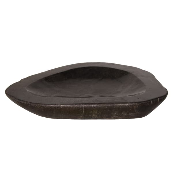 Petrified Wood Tray Dark, Decorative Tray, Small