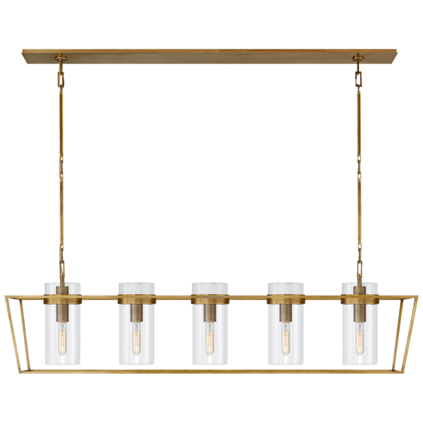 Presidio Pendant  Brass, Pendant Light, Hand-Rubbed Antique Brass - Andrew Martin