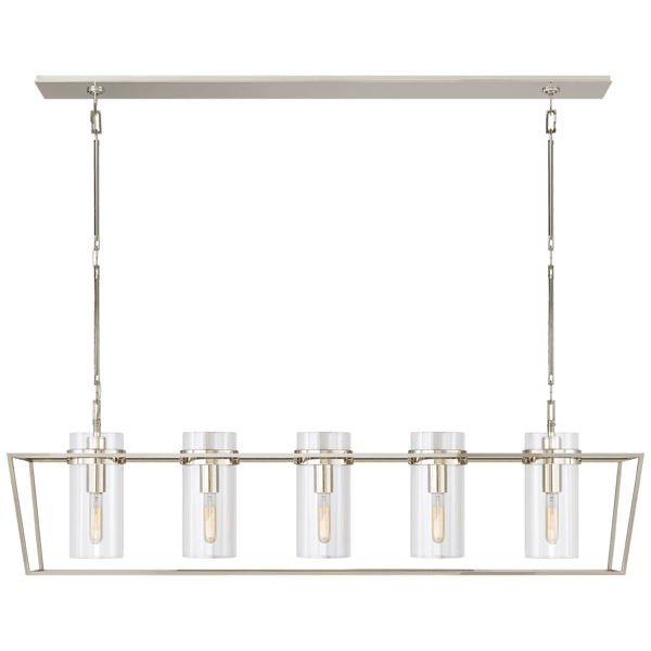Presidio Pendant  Nickel, Pendant Light, Polished Nickel - Andrew Martin