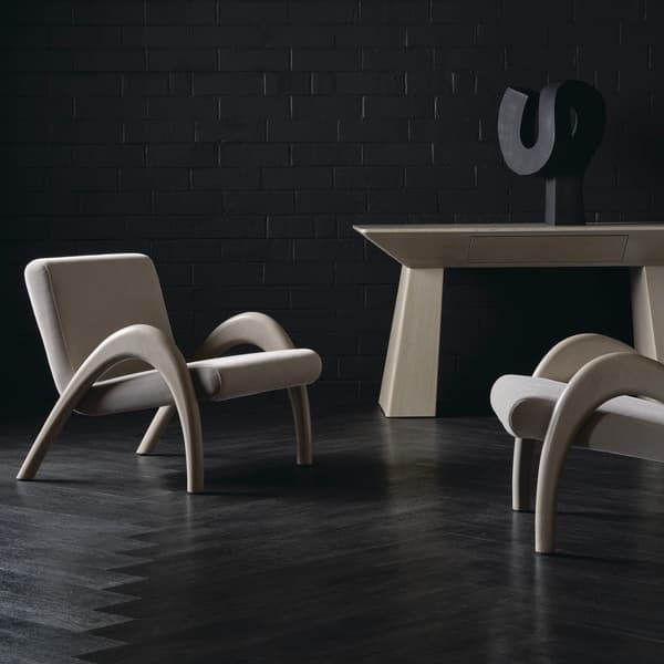 Coco Chair, Armchair, Grey/Light Neutral/Silver