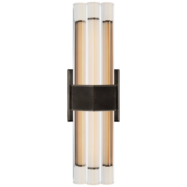 Fascio Wall Light Bronze, Wall Light, Small - Andrew Martin