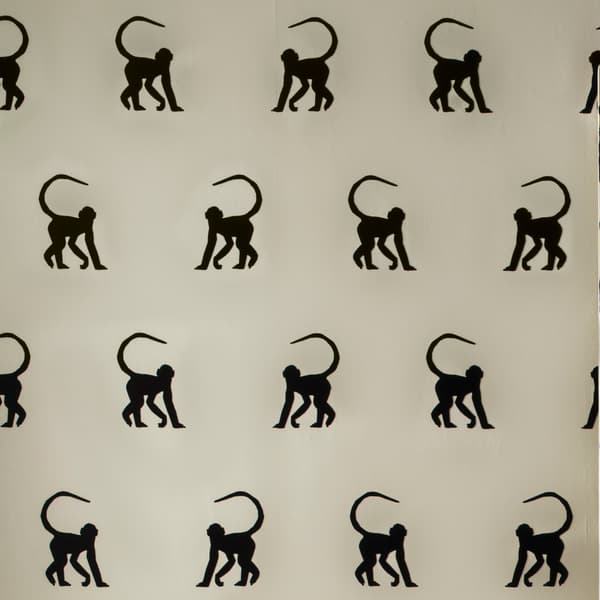 Cheeky Monkey Ebony, Wallpaper - Andrew Martin