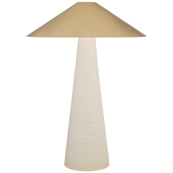 Miramar Table Lamp White, Table Lamp, Porous White - Andrew Martin