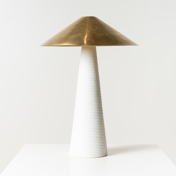 Miramar Table Lamp White, Table Lamp, Porous White - Andrew Martin