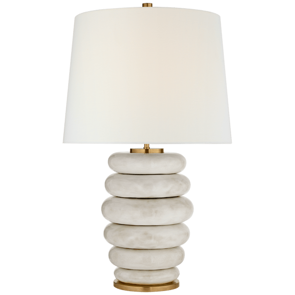 Phoebe Table Lamp White, Table Lamp, Antique White - Andrew Martin