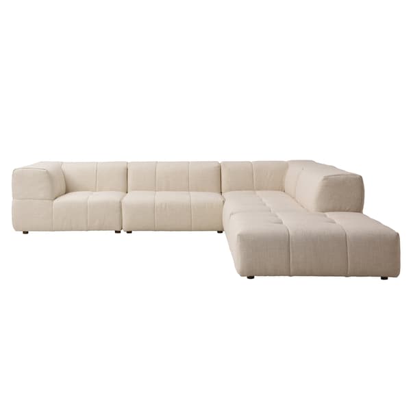 Tolco Sectional Sofa in Cream | Luxury Corner Sofa