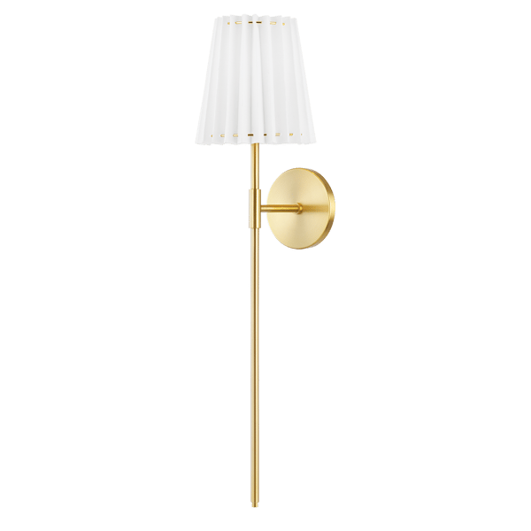 Demi Tall Wall Light Brass, Wall Light, Aged Brass - Andrew Martin