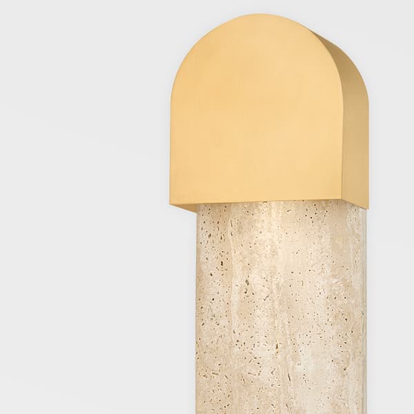 Hobart Wall Light Brass, Wall Light, Aged Brass - Andrew Martin