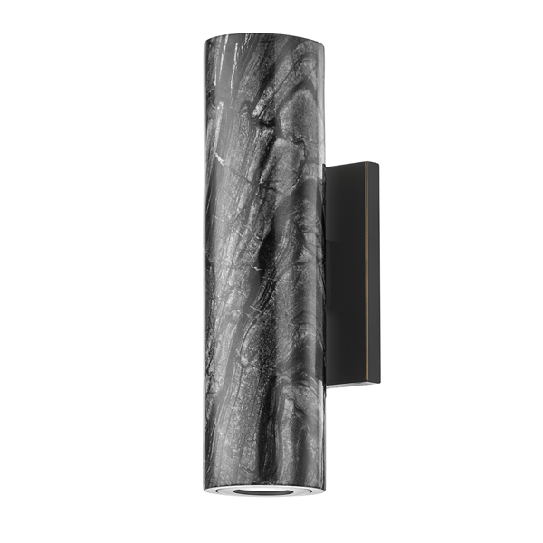 Predock Wall Light, Wall Light, Black/Brass - Andrew Martin