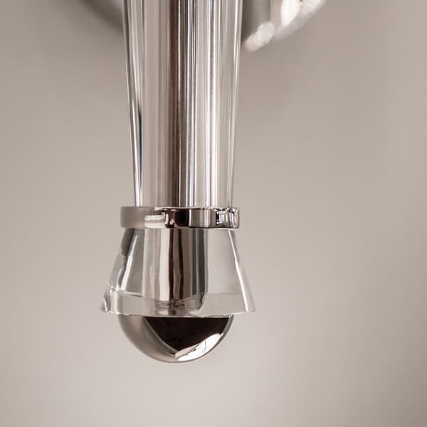 Volta Wall Light, Wall Light, Nickel - Andrew Martin