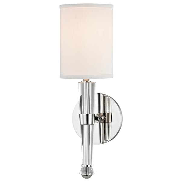Volta Wall Light, Wall Light, Nickel - Andrew Martin