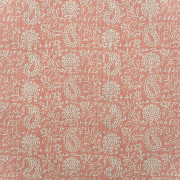 Sunflower Coral, Cig Only, Fabric - Andrew Martin