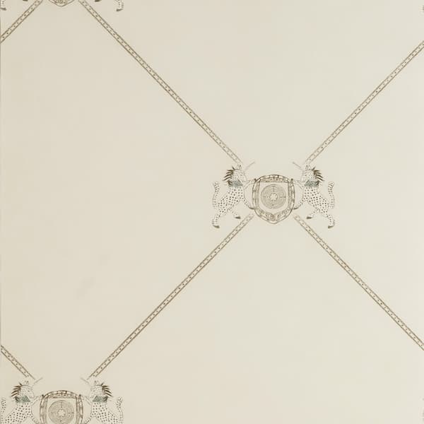 Unicorn White, Wallpaper - Andrew Martin